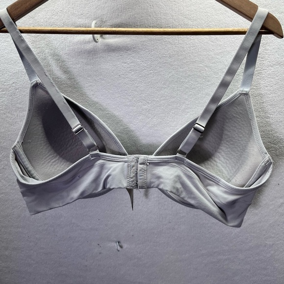 Lucky Brand 40C Padded Wireless Bra Womens Light Gray Super Soft 2168 - Picture 6 of 7